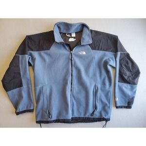 Vintage North Face Goretex Windstopper Fleece Jacket Size XL Coat Blue